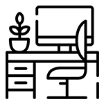 Sustainable office Icon